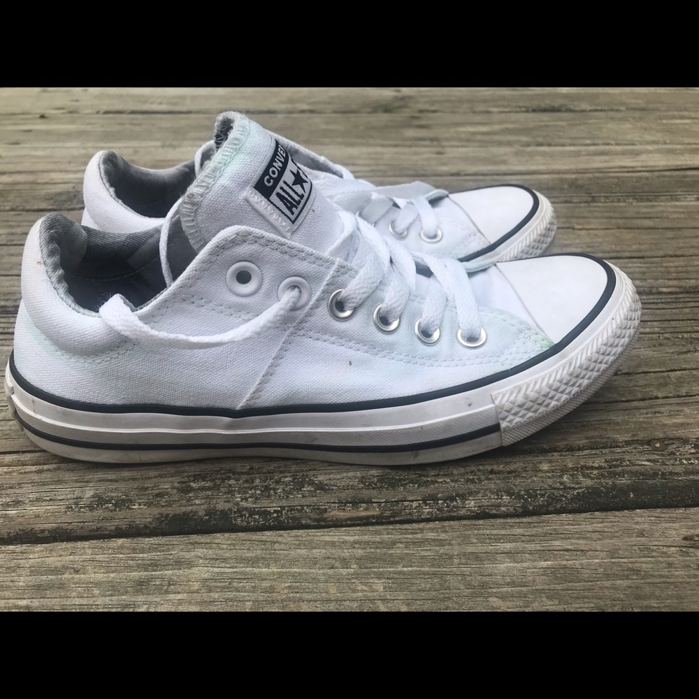 White converse all stars sz 6